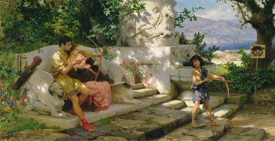 A dangerous lesson by Henryk Siemiradzki